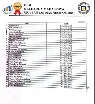 Training Legislative Universitas